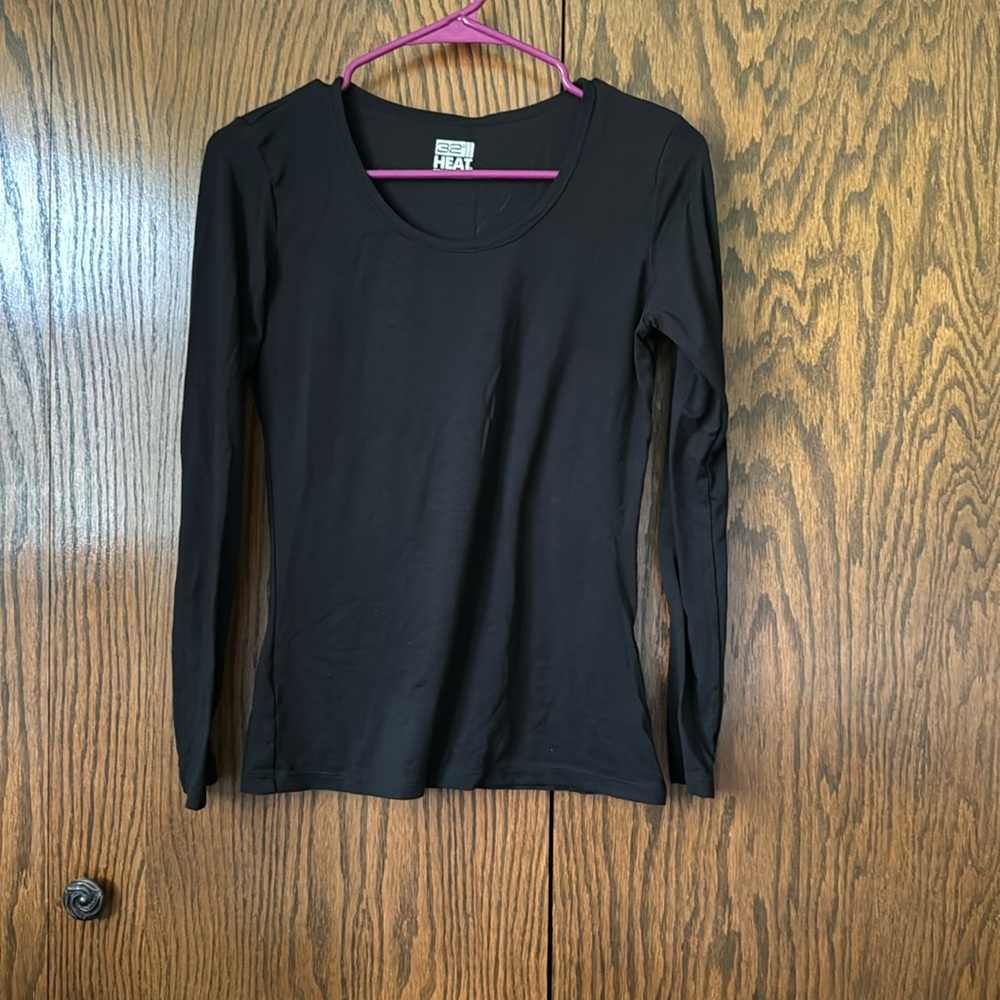 32 degree heat - black base layer size medium